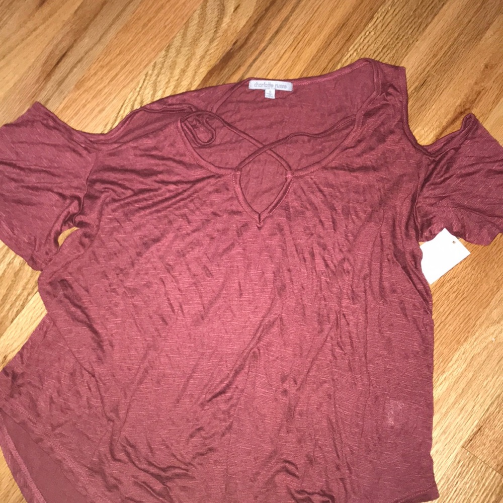 Purple Short sleeve shirt
